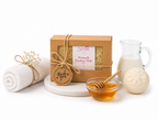 Okay Serra Honey & Donkey Milk Soap with Natural Loofah