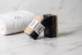 Serra Activated Carbon Extract Soap with Natural Loofah Fiber